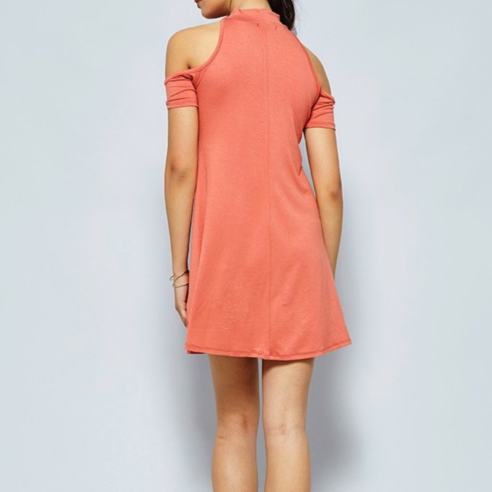 Mini Dress (Spring Peach) - Picture 2 of 5